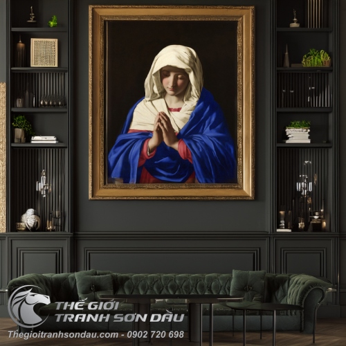 Tranh Mẹ Maria Cầu Nguyện