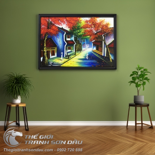 Tranh Phố Cổ Việt Nam Con Đường