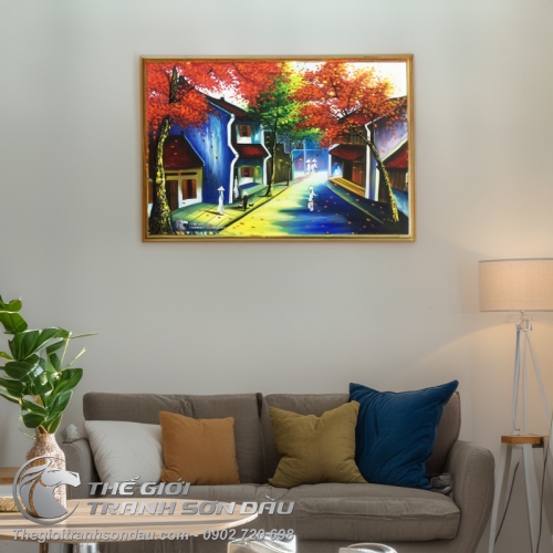 Tranh Phố Cổ Việt Nam Con Đường