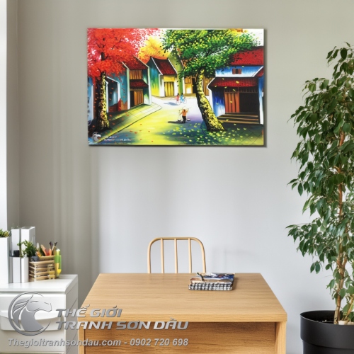 Tranh Phố Cổ Việt Nam Sang Hạ