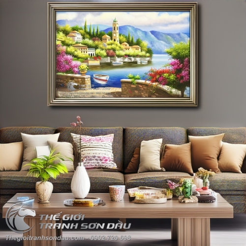 Tranh Phong Cảnh Nước Ngoài Treo Phòng Ăn