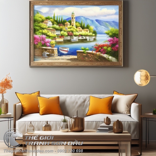 Tranh Phong Cảnh Nước Ngoài Treo Phòng Ăn