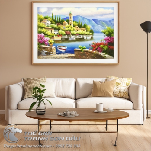 Tranh Phong Cảnh Nước Ngoài Treo Phòng Ăn