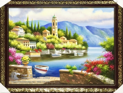 Tranh Phong Cảnh Nước Ngoài Treo Phòng Ăn