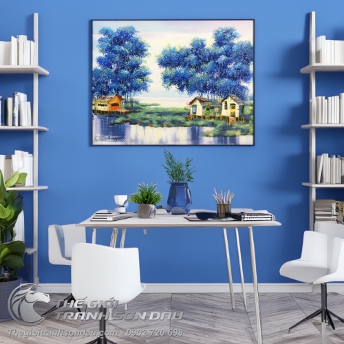 Tranh Phong Cảnh Quê Hương Đông Sang