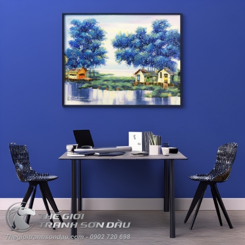 Tranh Phong Cảnh Quê Hương Đông Sang