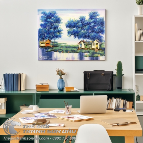 Tranh Phong Cảnh Quê Hương Đông Sang