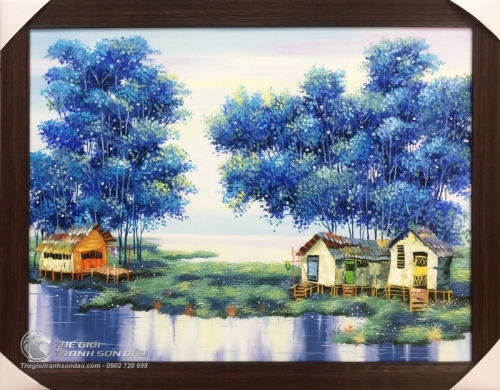 Tranh Phong Cảnh Quê Hương Đông Sang