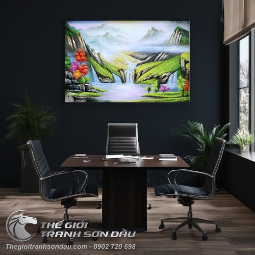 Tranh Phong Cảnh Sơn Thủy Núi Non