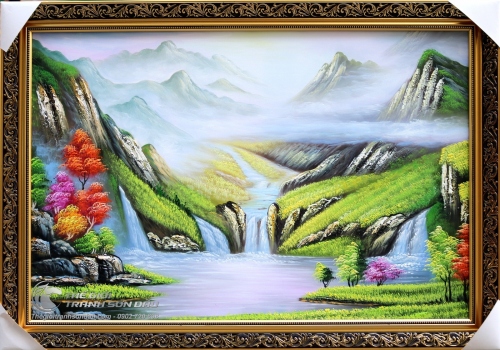 Tranh Phong Cảnh Sơn Thủy Núi Non