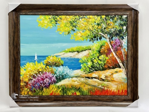 Tranh Phong Cảnh Thiên Nhiên Bên Bờ Biển