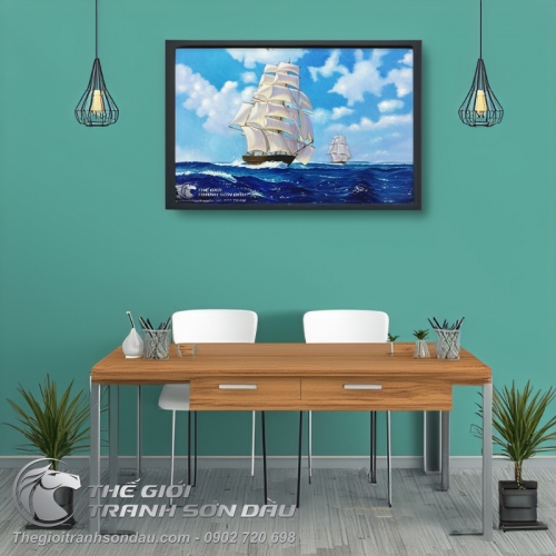 Tranh Phong Thủy Thuận Buồm Xuôi Gió