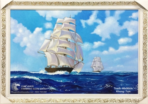 Tranh Phong Thủy Thuận Buồm Xuôi Gió