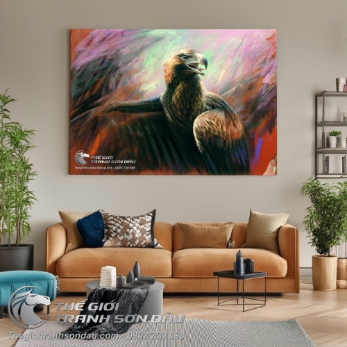 Tranh Sơn Dầu Đại Bàng Sải Cánh