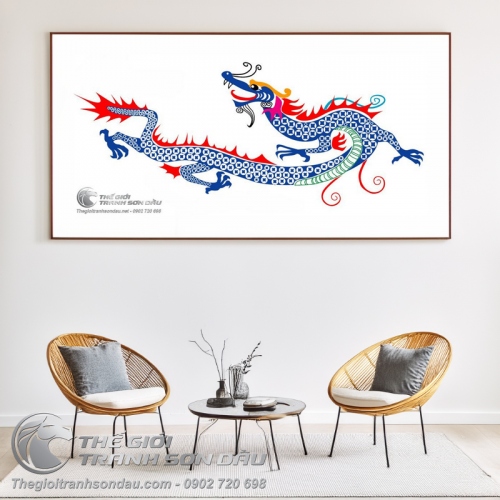 Tranh Sơn Dầu Độc Đáo Về Rồng