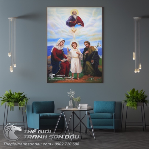 Tranh Sơn Dầu Gia Đình Thánh Gia