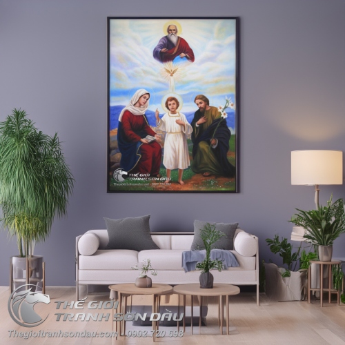 Tranh Sơn Dầu Gia Đình Thánh Gia