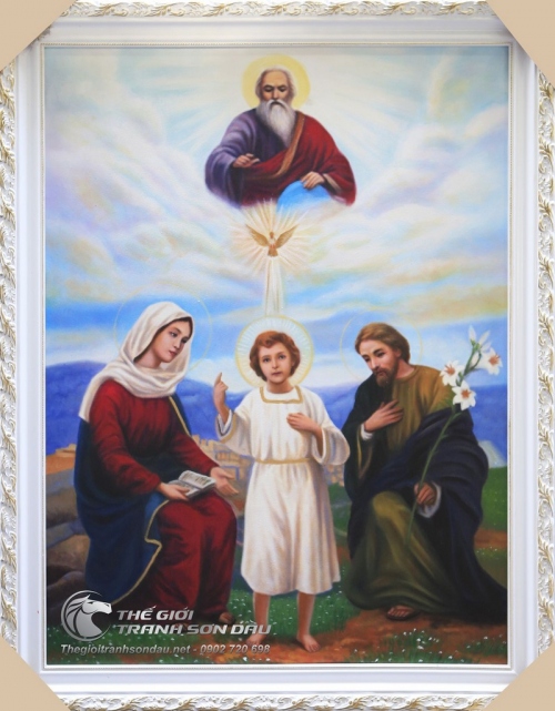 Tranh Sơn Dầu Gia Đình Thánh Gia