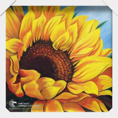 Tranh Sơn Dầu Hoa Hướng Dương