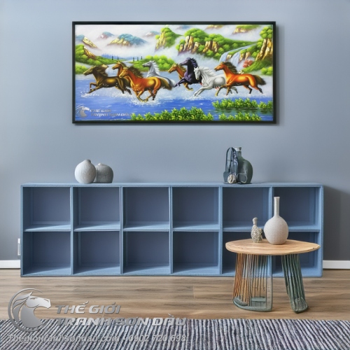 Tranh Sơn Dầu Ngựa Đẹp Giá Rẻ