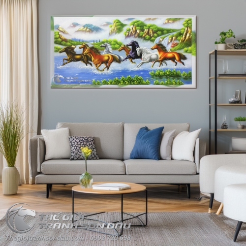 Tranh Sơn Dầu Ngựa Đẹp Giá Rẻ