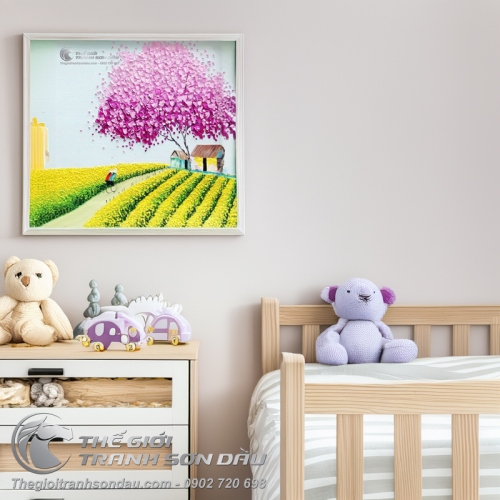 Tranh Sơn Dầu Phong Cảnh Việt Nam Trang Trí Phòng Khách