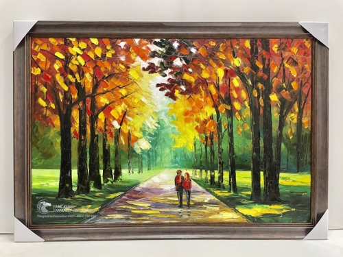 Tranh Sơn Dầu Trang Trí Sang Thu