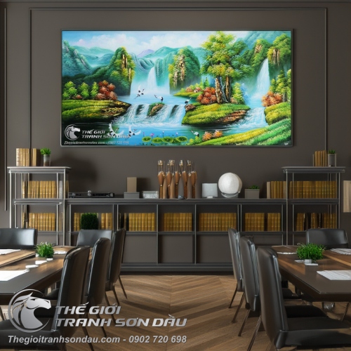 Tranh Sơn Thủy Hữu Tình