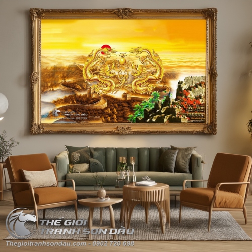 Tranh Song Long Hí Châu Và Thành Vạn Lý