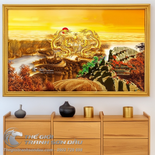 Tranh Song Long Hí Châu Và Thành Vạn Lý