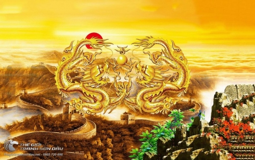 Tranh Song Long Hí Châu Và Thành Vạn Lý