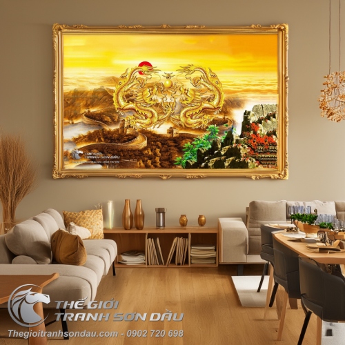 Tranh Song Long Hí Châu Và Thành Vạn Lý