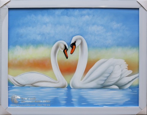 Tranh Thiên Nga Trắng