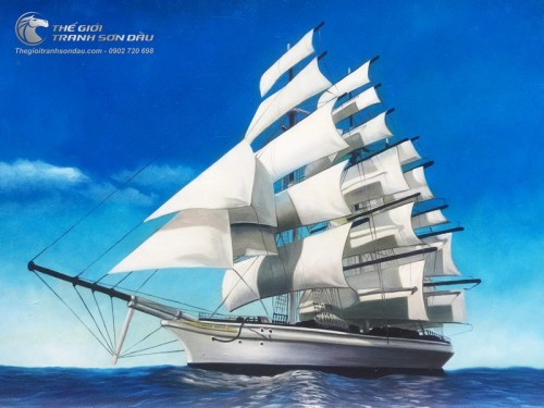Tranh Thuyền Buồm Đẹp Treo Phòng Giám Đốc