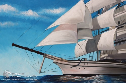 Tranh Thuyền Buồm Đẹp Treo Phòng Giám Đốc