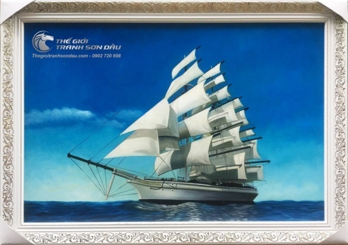 Tranh Thuyền Buồm Đẹp Treo Phòng Giám Đốc