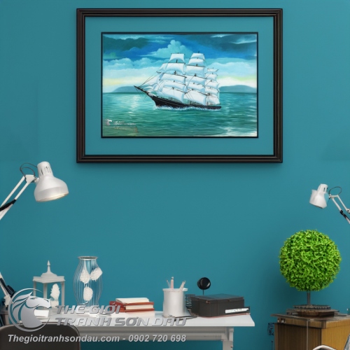Tranh Thuyền Buồm Phong Thủy