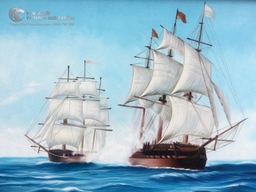 Tranh Thuyền và Biển