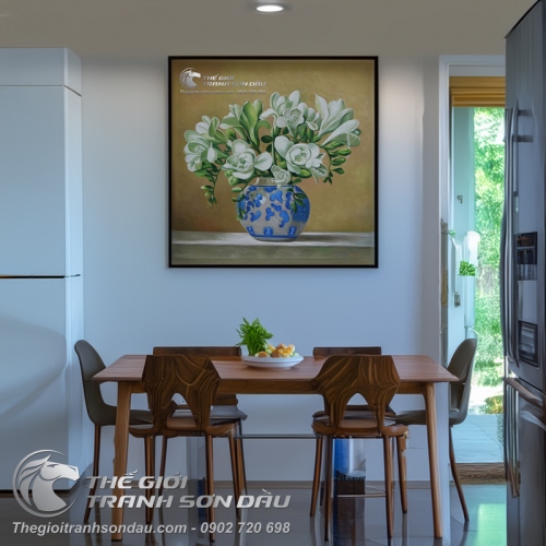 Tranh Tĩnh Vật Bình Hoa
