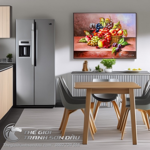 Tranh Tĩnh Vật Sơn Dầu Trang Trí Phòng Đẹp