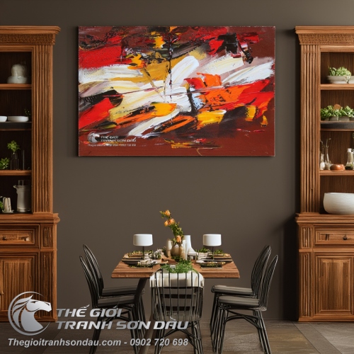 Tranh Trừu Tượng Ánh Sáng Số Tám