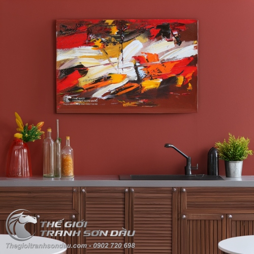 Tranh Trừu Tượng Ánh Sáng Số Tám