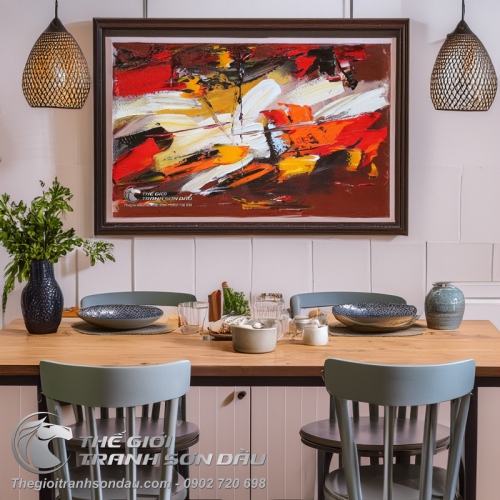 Tranh Trừu Tượng Ánh Sáng Số Tám