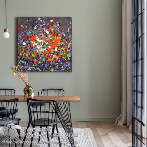 Tranh Trừu Tượng Hoa Màu Số Ba