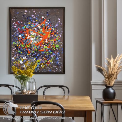 Tranh Trừu Tượng Hoa Màu Số Ba
