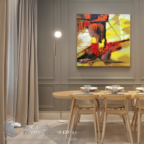 Tranh Trừu Tượng Mạnh Mẽ Số Bốn