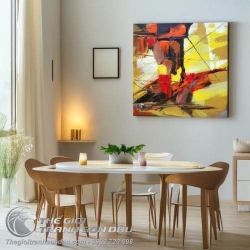 Tranh Trừu Tượng Mạnh Mẽ Số Bốn