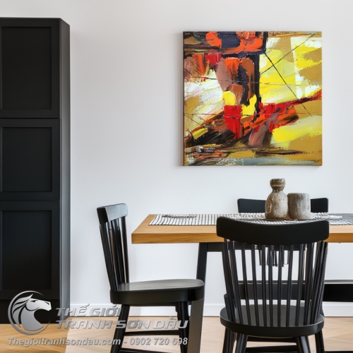 Tranh Trừu Tượng Mạnh Mẽ Số Bốn