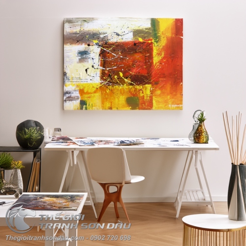 Tranh Trừu Tượng Ô Vuông