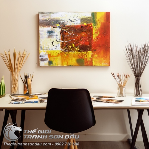 Tranh Trừu Tượng Ô Vuông